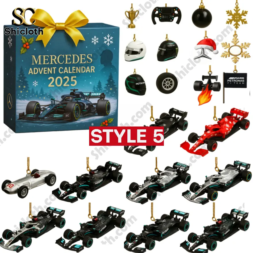 Best Seller F1 Advent Calendar 2025 6 A Mercedes AMG Petronas Formula 1 2025 advent calendar with model cars and themed ornaments!