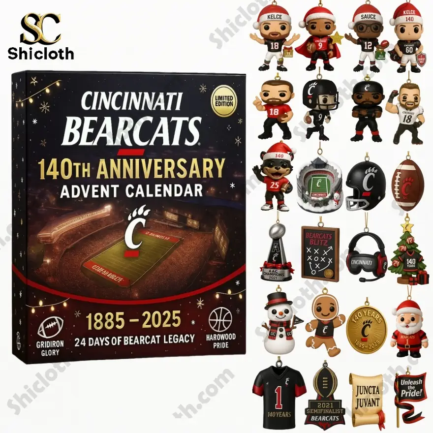 Cincinnati Bearcats 140th Anniversary Advent Calendar 2025