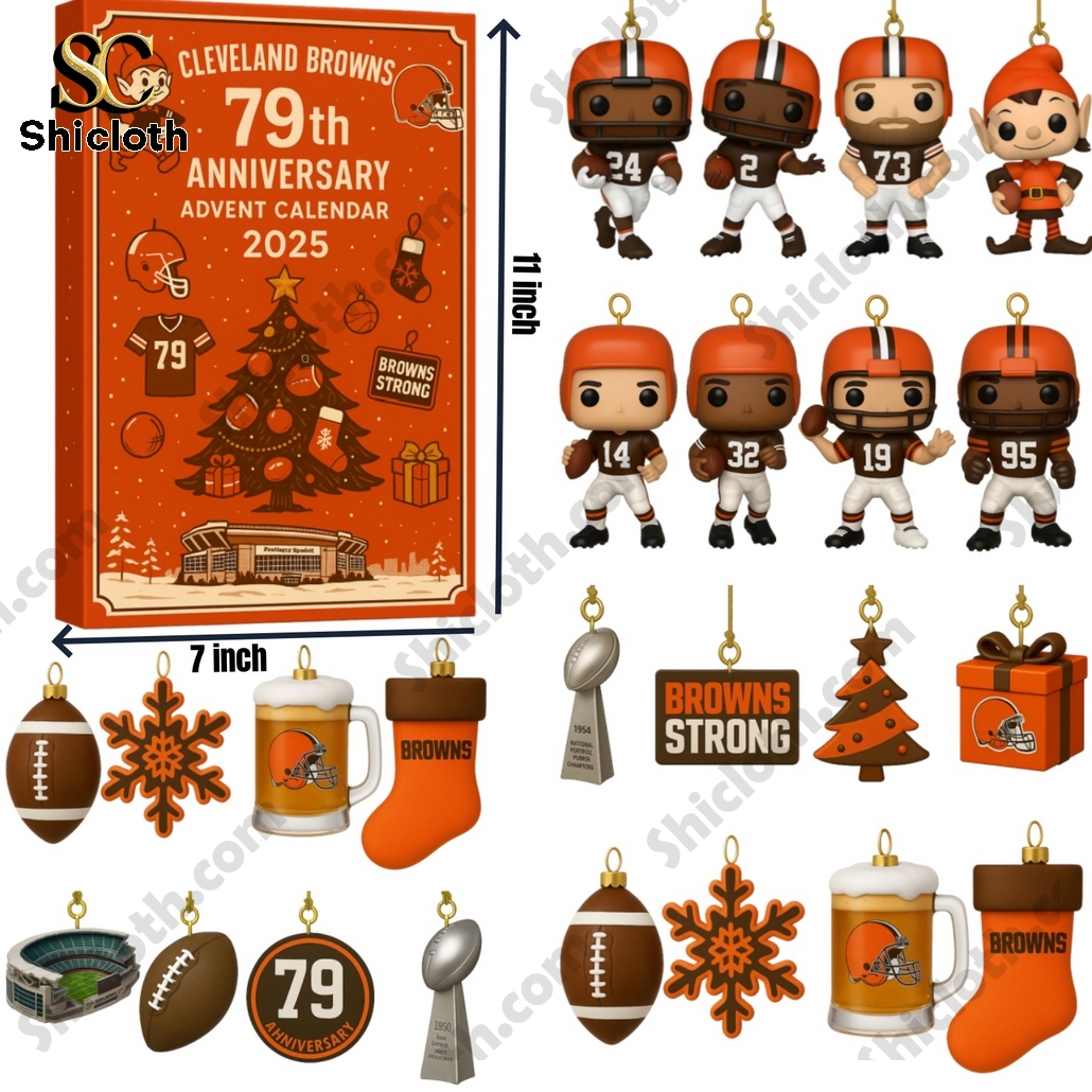 Cleveland Browns 79th Anniversary Advent Calendar 2025