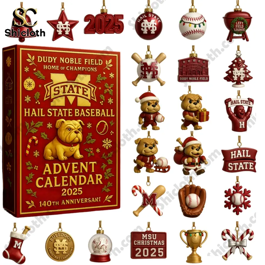Mississippi State Bulldogs 140th Anniversary 2025 Advent Calendar