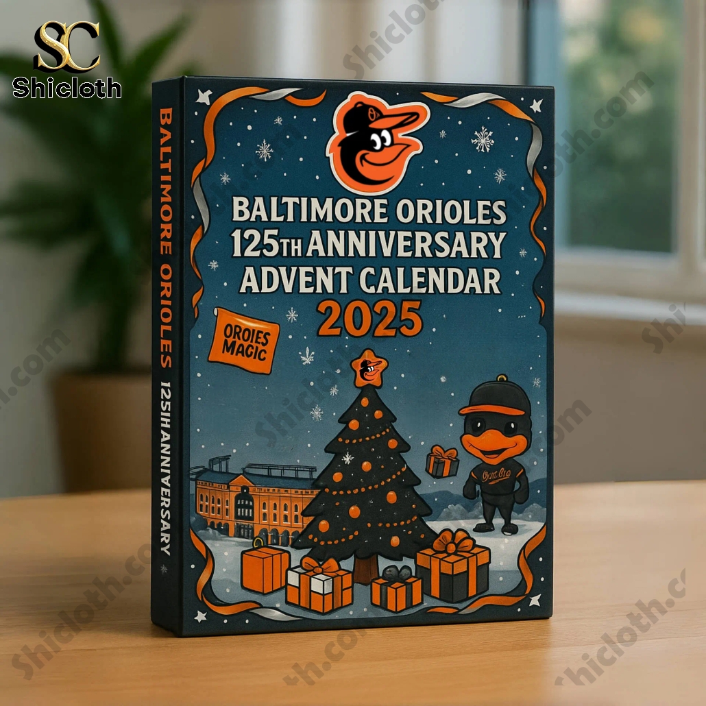 MLB Baltimore Orioles 125th Anniversary Advent Calendar 2025