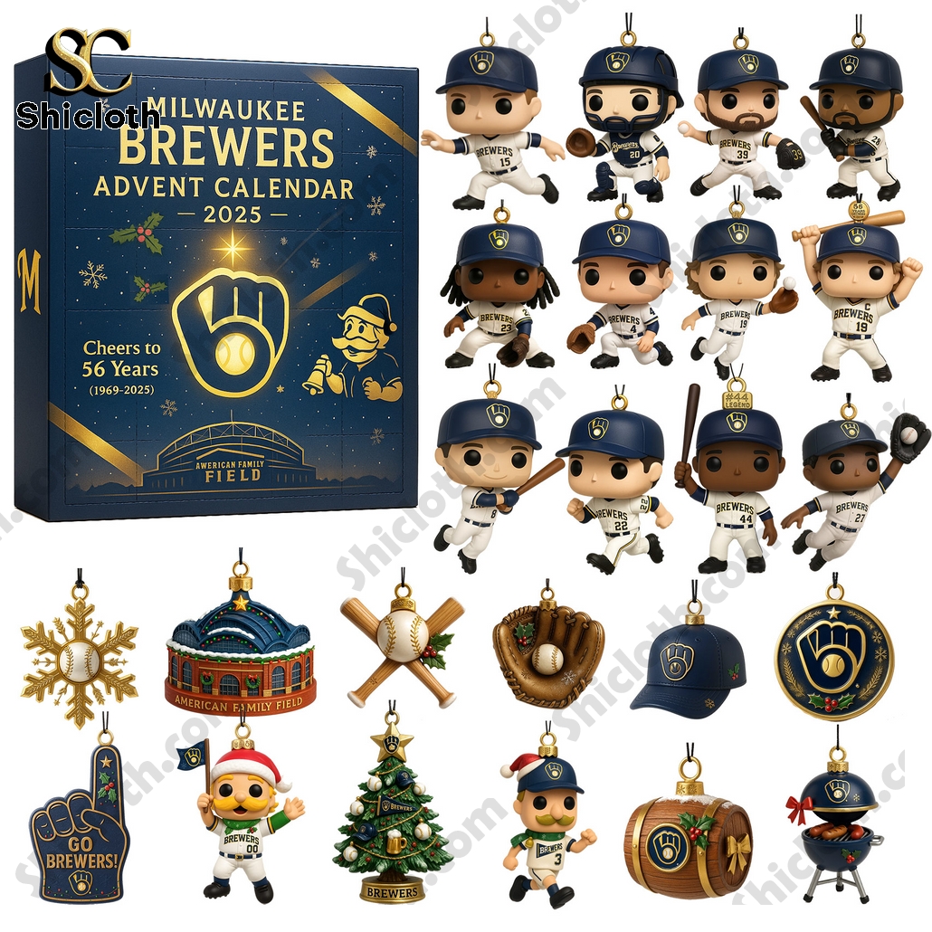 MLB Milwaukee Brewers 2025 56th Anniversary Advent Calendar