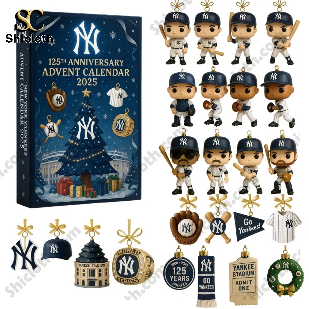 MLB New York Yankees 125th Anniversary Advent Calendar 2025