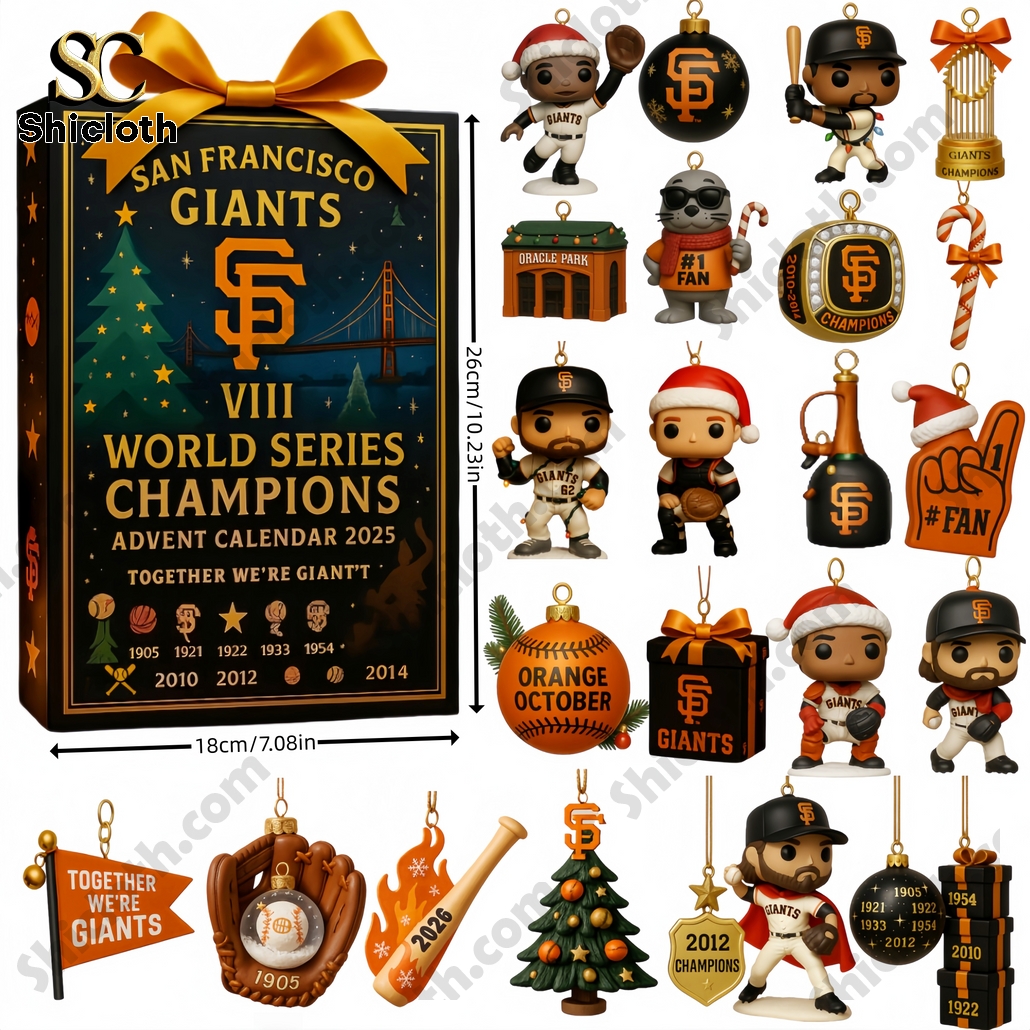 NEW San Francisco Giants 2025 World Series Champions Advent Calendar 3 NEW San Francisco Giants 2025 World Series Champions Advent Calendar - Image 3