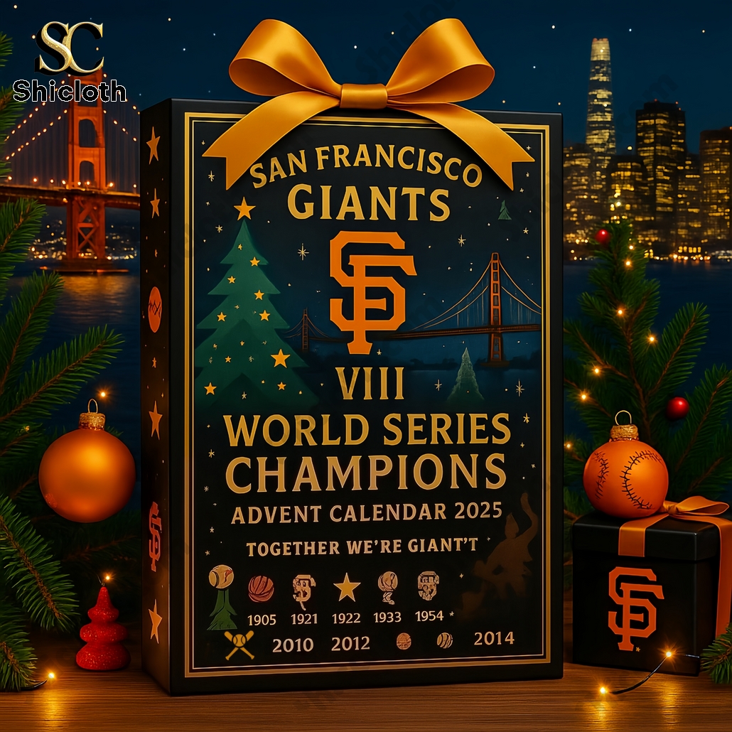 NEW San Francisco Giants 2025 World Series Champions Advent Calendar 4 NEW San Francisco Giants 2025 World Series Champions Advent Calendar - Image 4