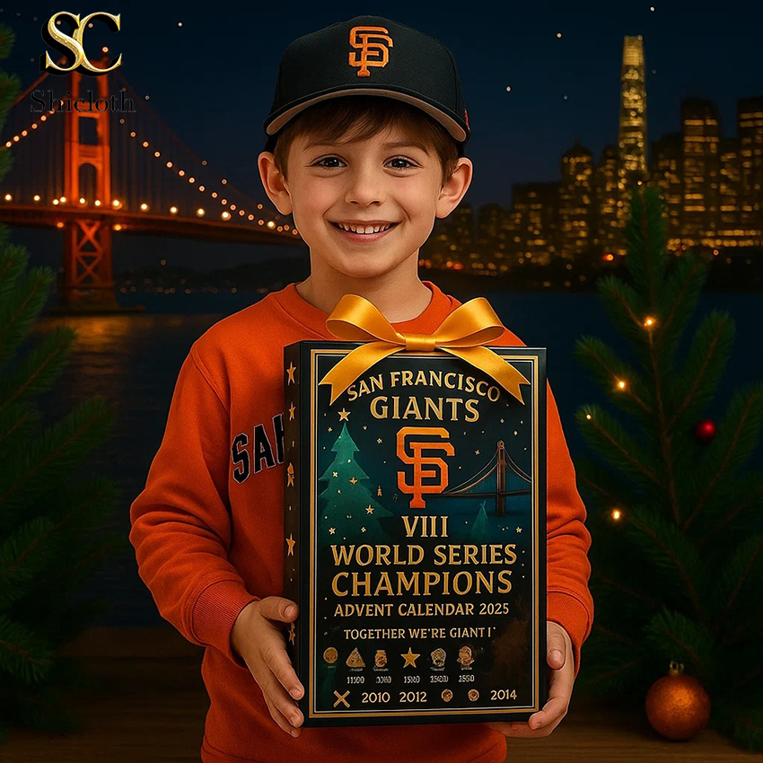 NEW San Francisco Giants 2025 World Series Champions Advent Calendar