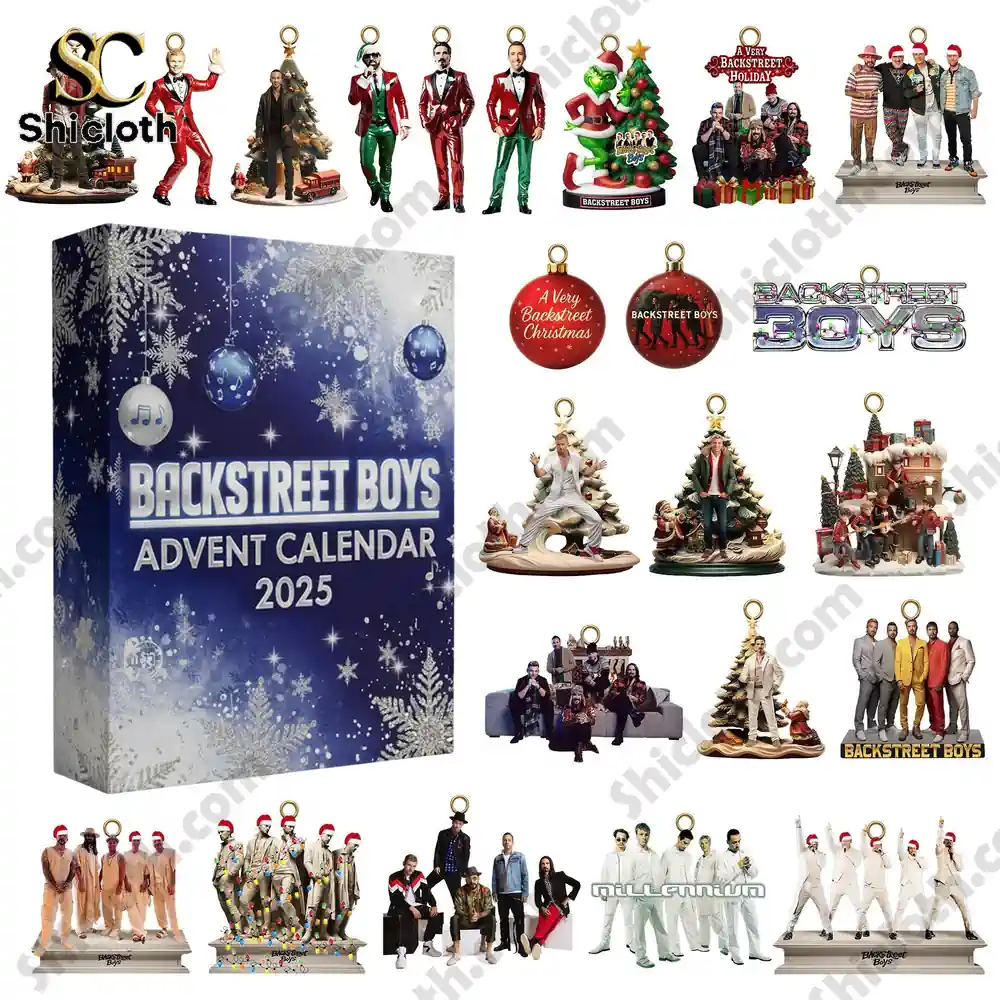 Backstreet Boys Advent Calendar 2025 box and figurine collection from Shicloth!