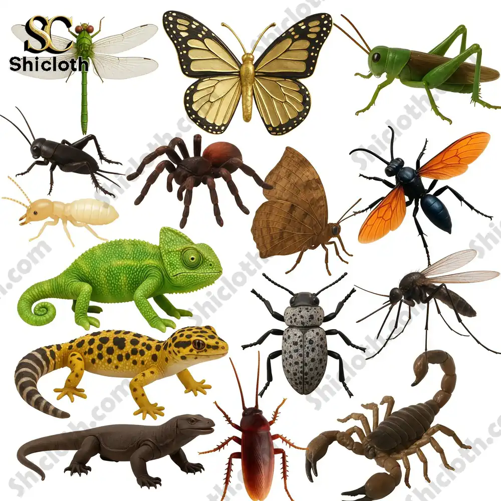 Enchanted Nature's Trick Advent Calendar 2025 2 A collection of detailed insect and reptile toy figures from the Enchanted Nature Advent Calendar!