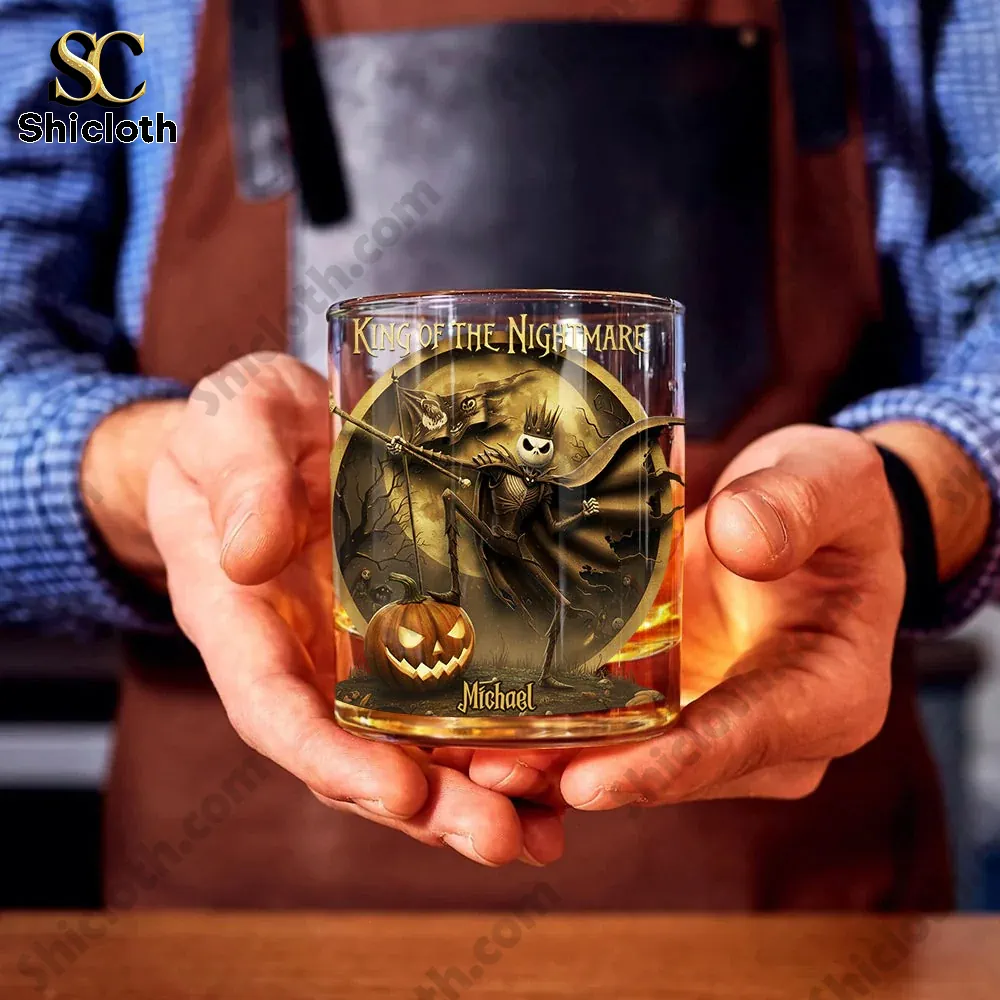 King of the Nightmare Personalized Whiskey Glass 4 King of the Nightmare Personalized Whiskey Glass - Image 4