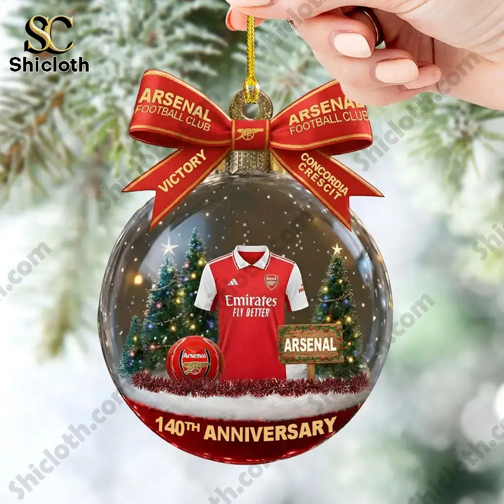 Arsenal FC 140th Anniversary Acrylic Ornament 3 Arsenal FC 140th Anniversary Acrylic Ornament - Image 3
