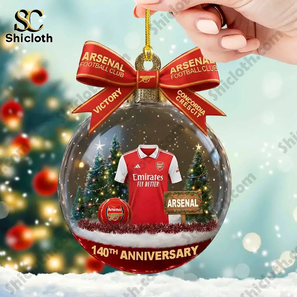 Arsenal FC 140th Anniversary Acrylic Ornament 4 Arsenal FC 140th Anniversary Acrylic Ornament - Image 4