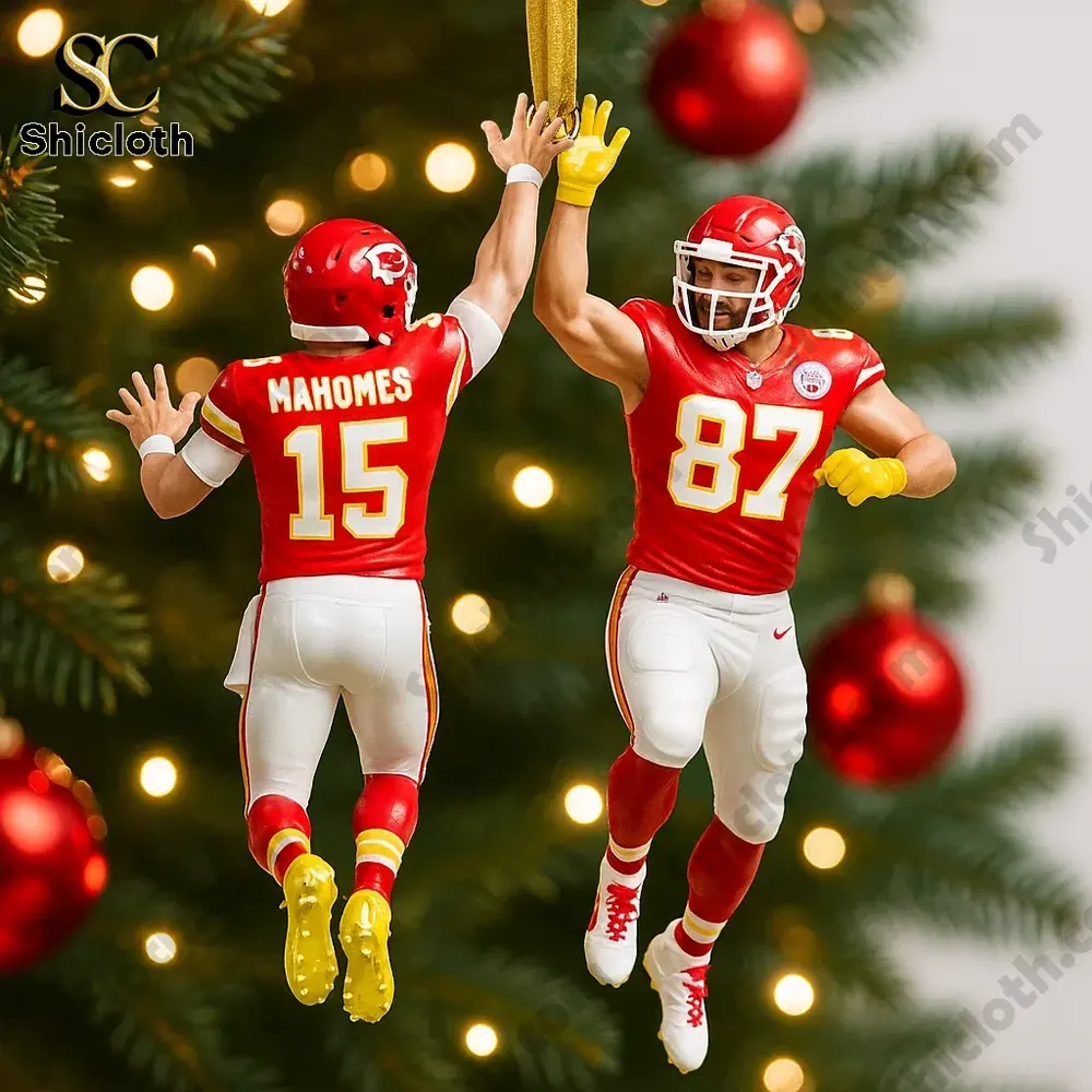 Chiefs Victory High-Five Ornament