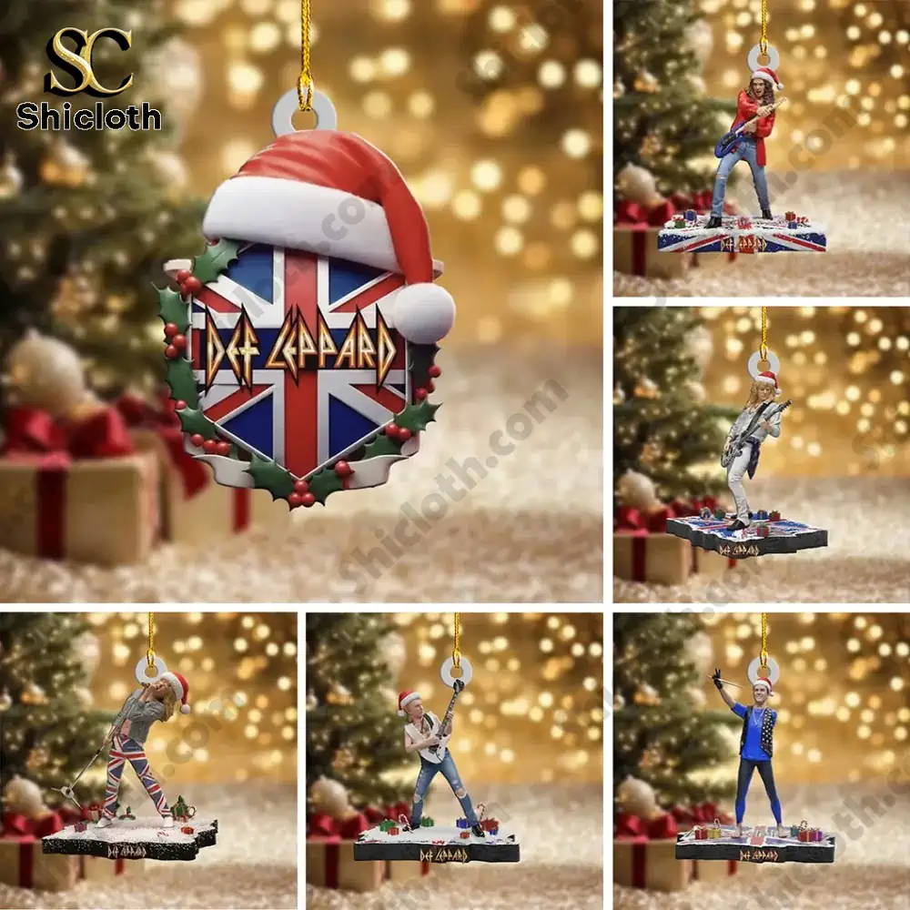 Def Leppard Band Combo Sets Acrylic Ornament