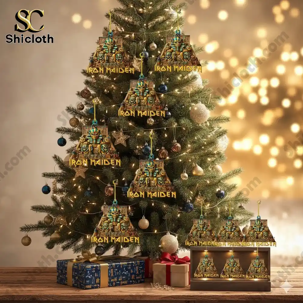 Eddie Iron Maiden Powerslave Pharaoh Acrylic Ornament