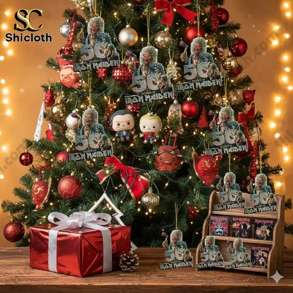 Iron Maiden 50th Anniversary Acrylic Ornament
