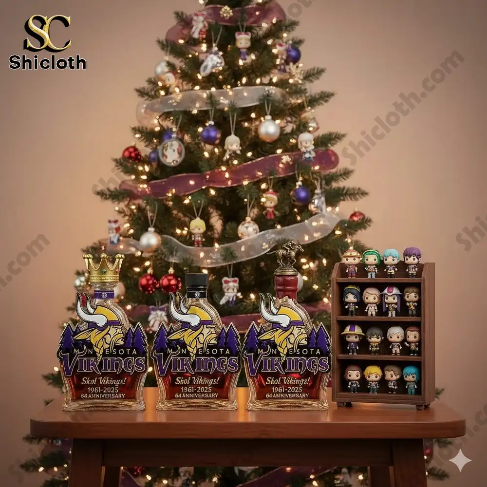 Minnesota Vikings Commemorative Edition Whisky Bottle