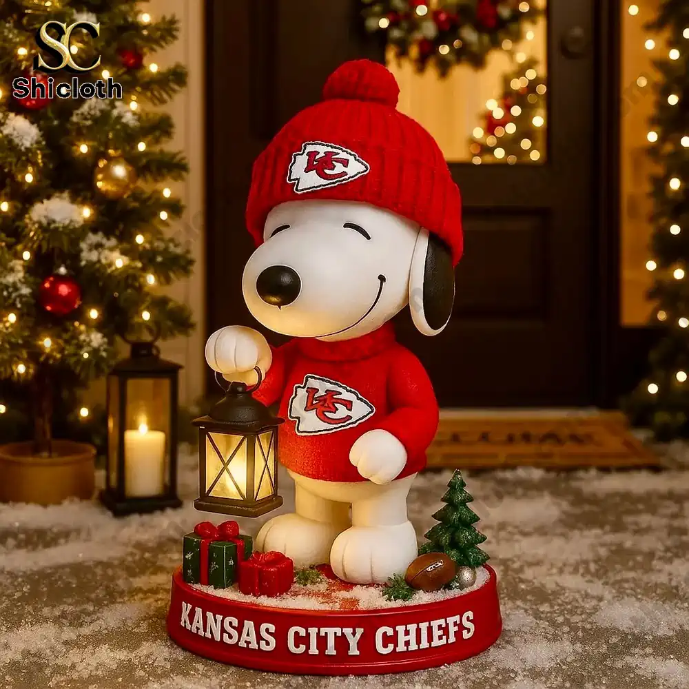 NFL x Snoopy Team Holiday Lantern Buddy Christmas Figure Doll 13 NFL x Snoopy Team Holiday Lantern Buddy Christmas Figure Doll - Image 13