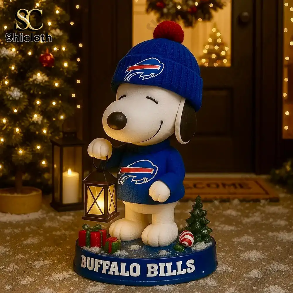 NFL x Snoopy Team Holiday Lantern Buddy Christmas Figure Doll 14 NFL x Snoopy Team Holiday Lantern Buddy Christmas Figure Doll - Image 14