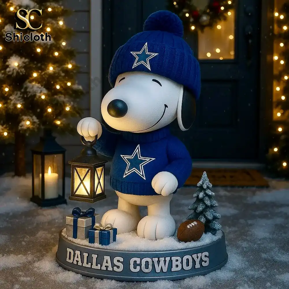 NFL x Snoopy Team Holiday Lantern Buddy Christmas Figure Doll 15 NFL x Snoopy Team Holiday Lantern Buddy Christmas Figure Doll - Image 15