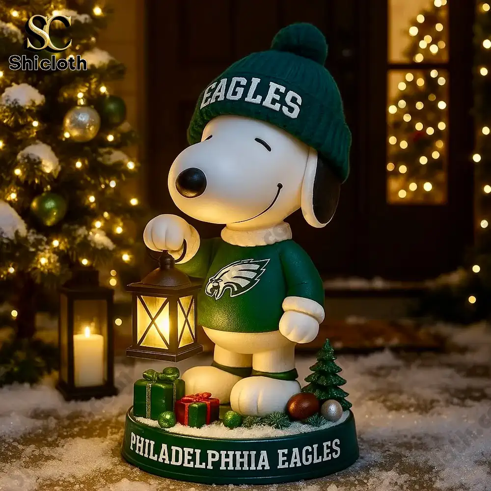 NFL x Snoopy Team Holiday Lantern Buddy Christmas Figure Doll 16 NFL x Snoopy Team Holiday Lantern Buddy Christmas Figure Doll - Image 16