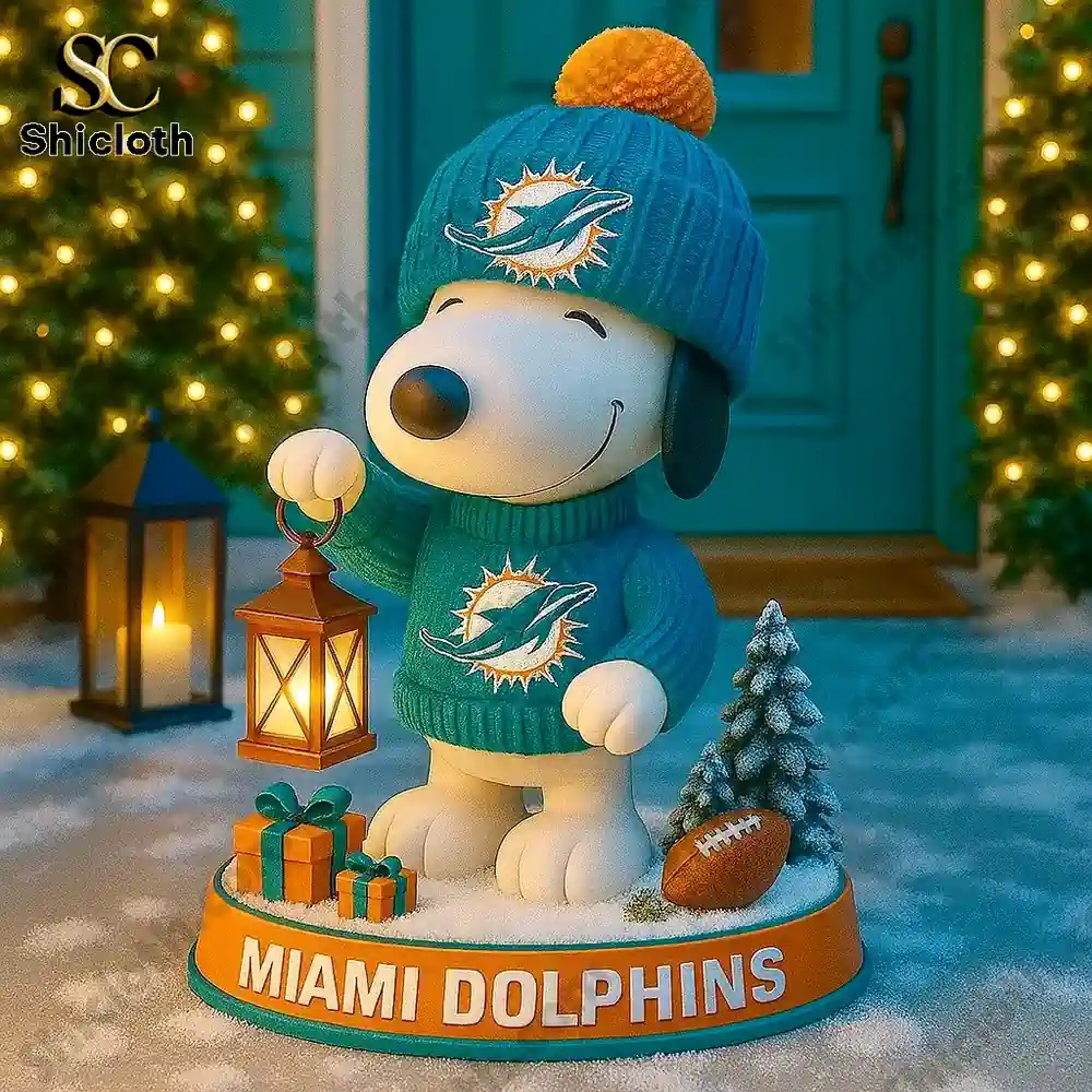 NFL x Snoopy Team Holiday Lantern Buddy Christmas Figure Doll 25 NFL x Snoopy Team Holiday Lantern Buddy Christmas Figure Doll - Image 25