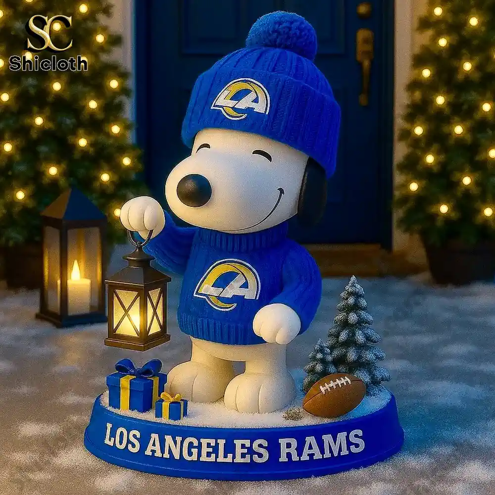 NFL x Snoopy Team Holiday Lantern Buddy Christmas Figure Doll 26 NFL x Snoopy Team Holiday Lantern Buddy Christmas Figure Doll - Image 26