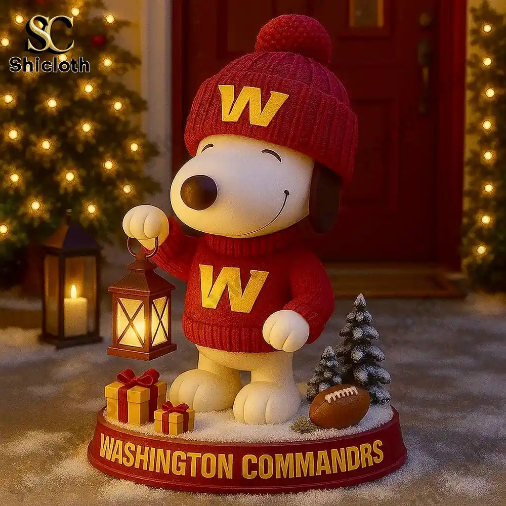 NFL x Snoopy Team Holiday Lantern Buddy Christmas Figure Doll 32 NFL x Snoopy Team Holiday Lantern Buddy Christmas Figure Doll - Image 32