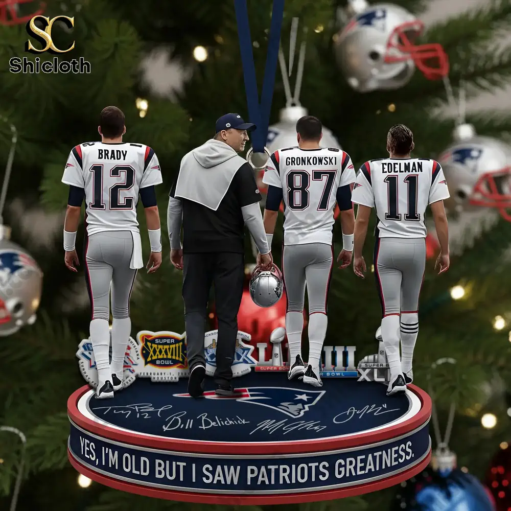 A close view of Patriots uniformed figures standing together as a collectible display!
