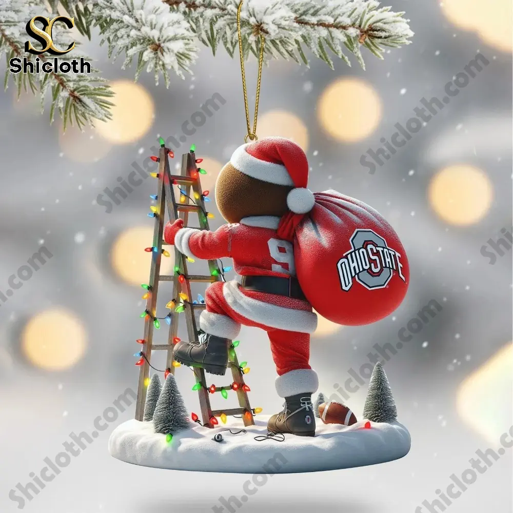 Oklahoma Sooners Christmas Tree Topper And Ornament Set 2025 5 Oklahoma Sooners Christmas Tree Topper And Ornament Set 2025 - Image 5