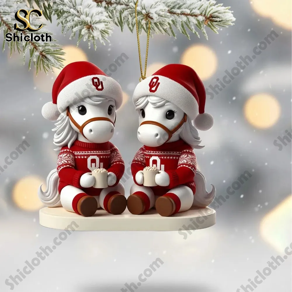 Oklahoma Sooners Christmas Tree Topper And Ornament Set 2025 6 Oklahoma Sooners Christmas Tree Topper And Ornament Set 2025 - Image 6