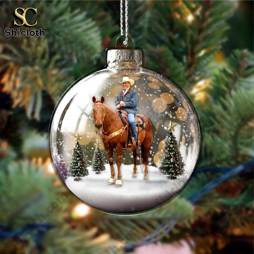George Strait Christmas Ornament Christmas Combo Sets Ornaments 4 George Strait Christmas Ornament Christmas Combo Sets Ornaments - Image 4