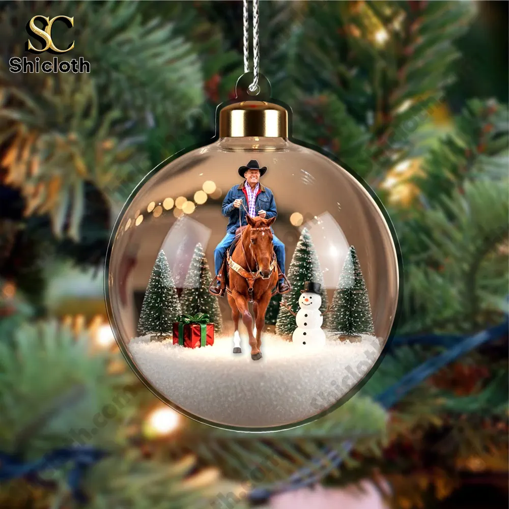 George Strait Christmas Ornament Christmas Combo Sets Ornaments 6 George Strait Christmas Ornament Christmas Combo Sets Ornaments - Image 6