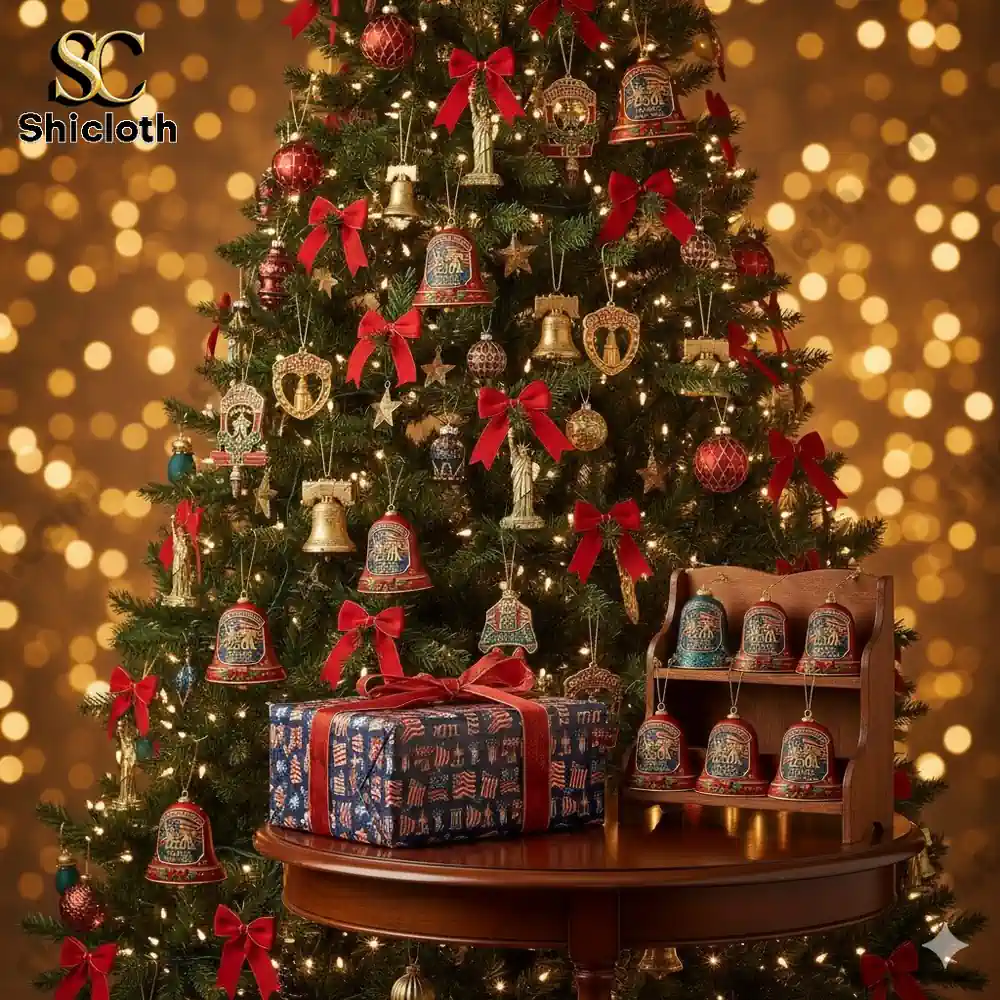 US 250th Anniversary Bell Ornament