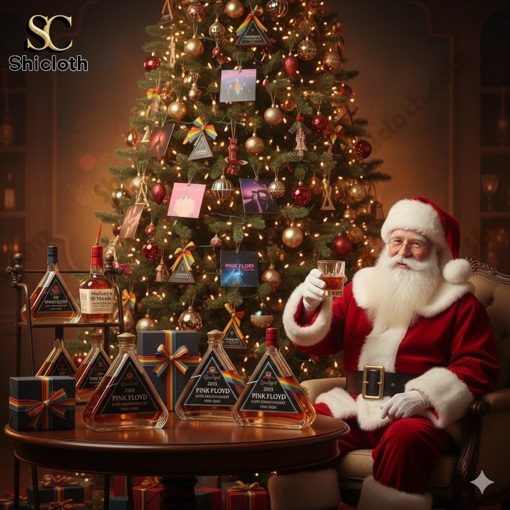 Pink Floyd 60th Anniversary Crown Royal Whiskey Bottle