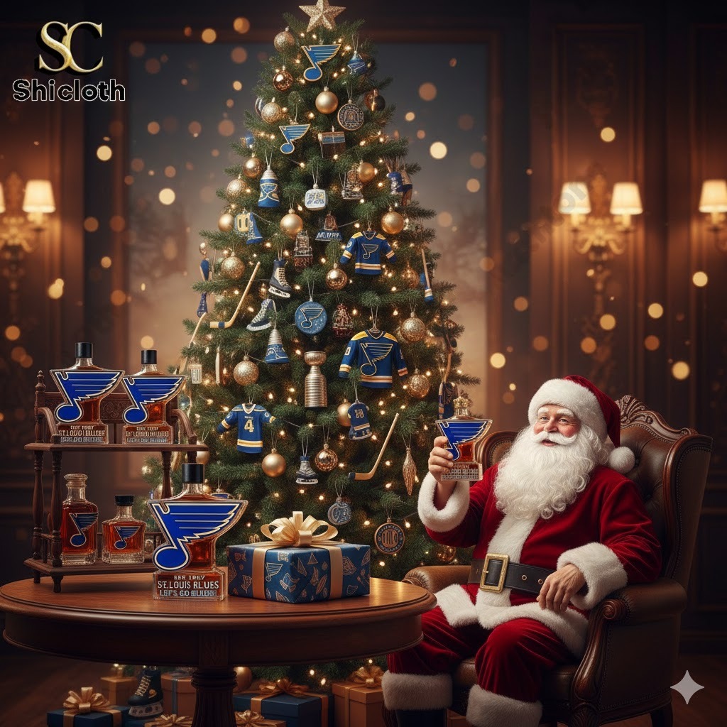 St. Louis Blues Limited Edition Whiskey Bottle-Shicloth