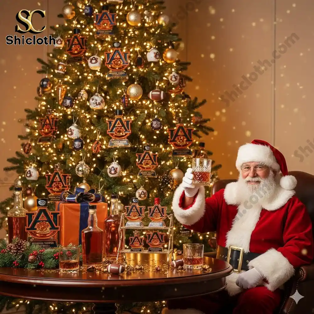 Auburn Tigers Football Spirit Of 1892 Whiskey Bottle