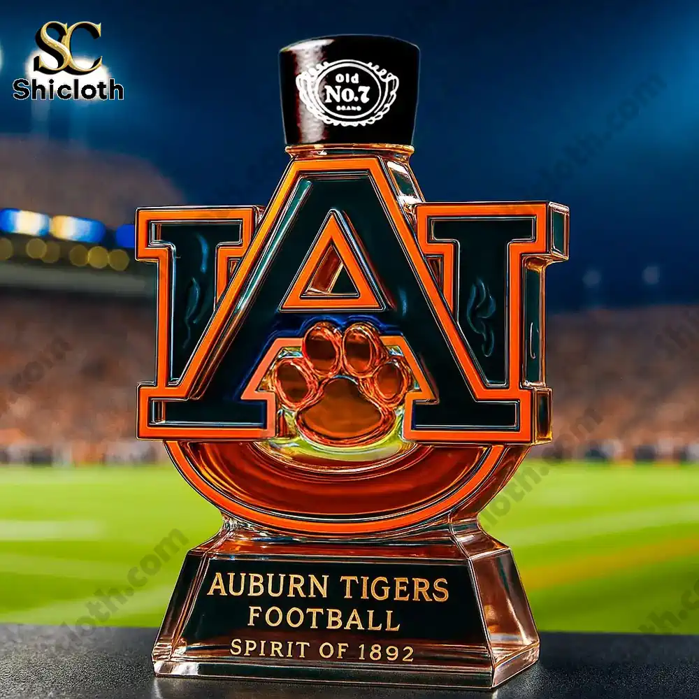 Auburn Tigers Football Spirit Of 1892 Whiskey Bottle Christmas Gift 3 Auburn Tigers Football Spirit Of 1892 Whiskey Bottle Christmas Gift - Image 3
