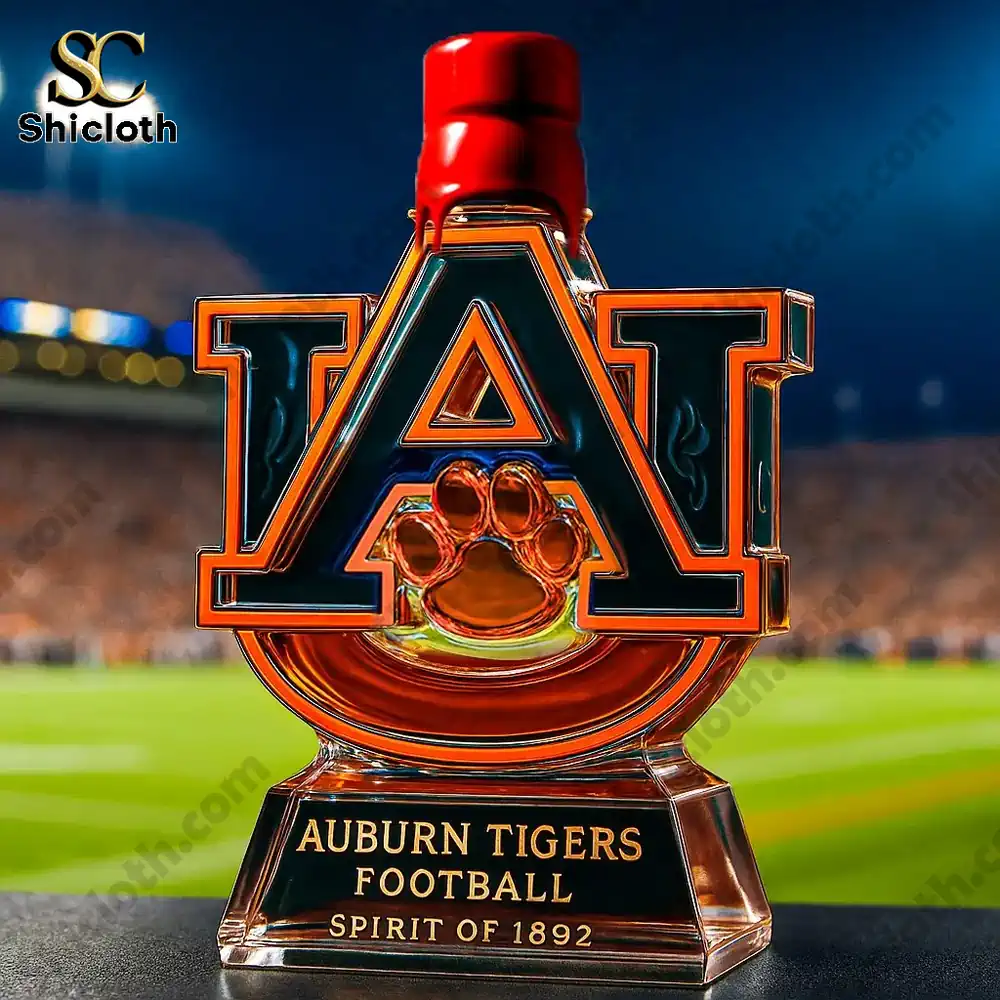 Auburn Tigers Football Spirit Of 1892 Whiskey Bottle Christmas Gift 4 Auburn Tigers Football Spirit Of 1892 Whiskey Bottle Christmas Gift - Image 4