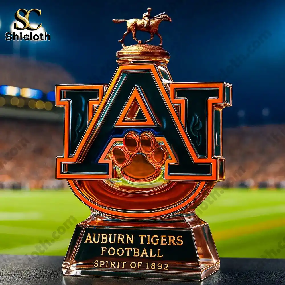 Auburn Tigers Football Spirit Of 1892 Whiskey Bottle Christmas Gift 5 Auburn Tigers Football Spirit Of 1892 Whiskey Bottle Christmas Gift - Image 5