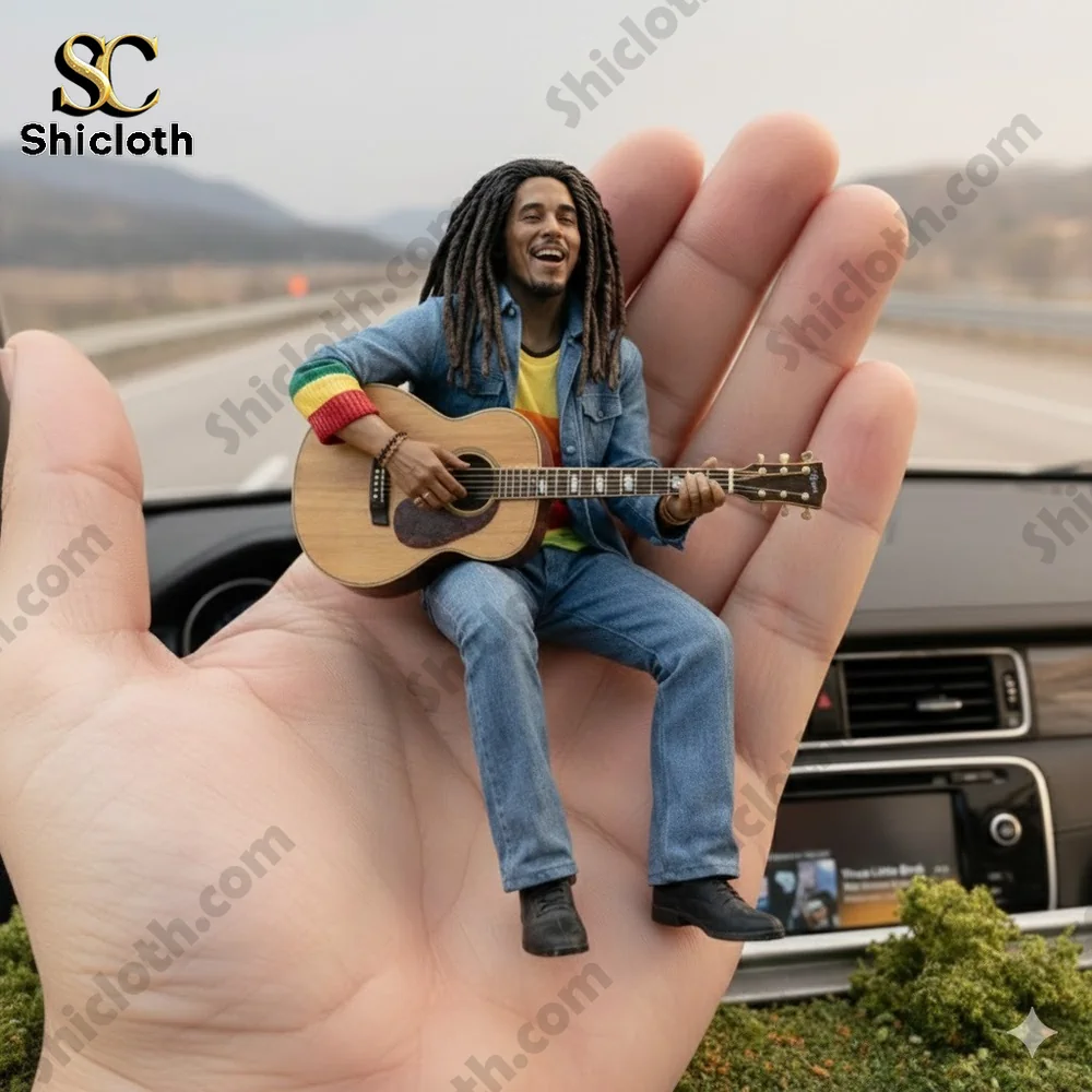 Dungeons & Dragons 52nd Anniversary Limited Pop Figure Doll 28 Bob Marley Living With the Music Desk Companion 3D Resin Figurine