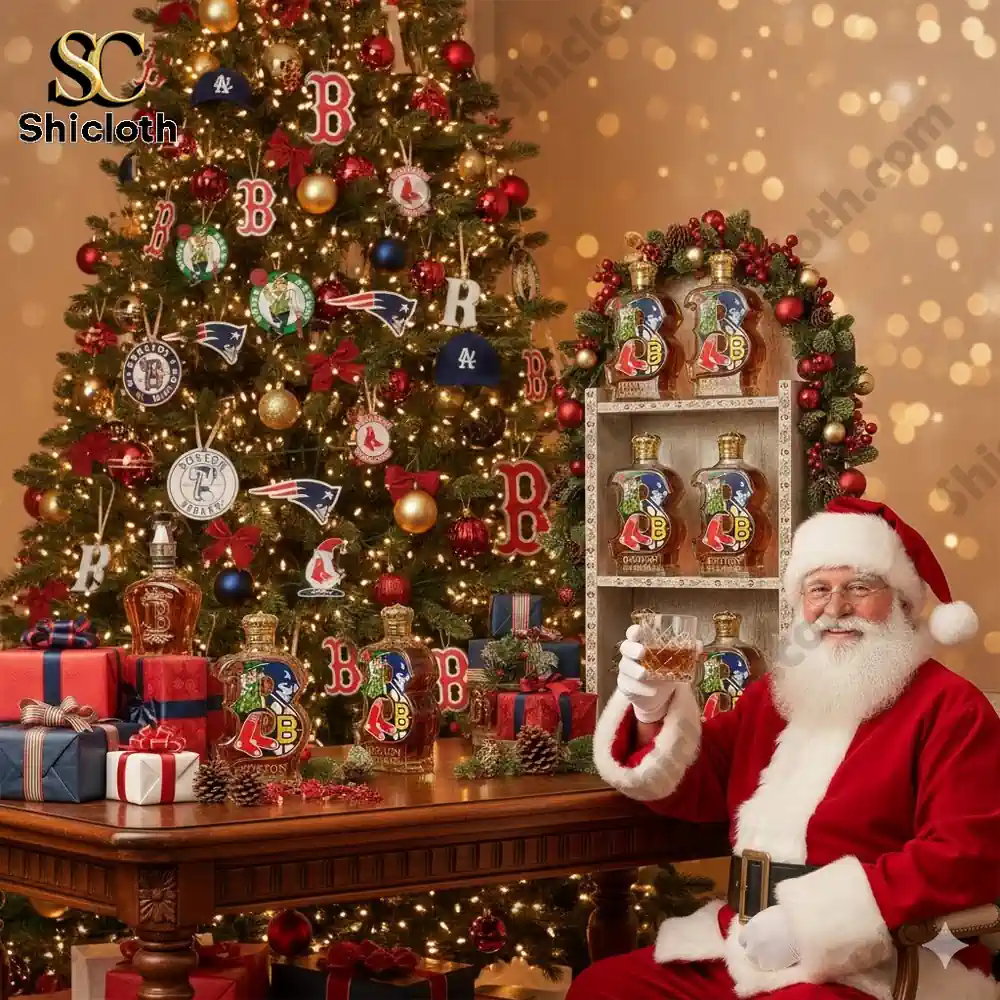 Boston Teams Glory Whiskey Bottle