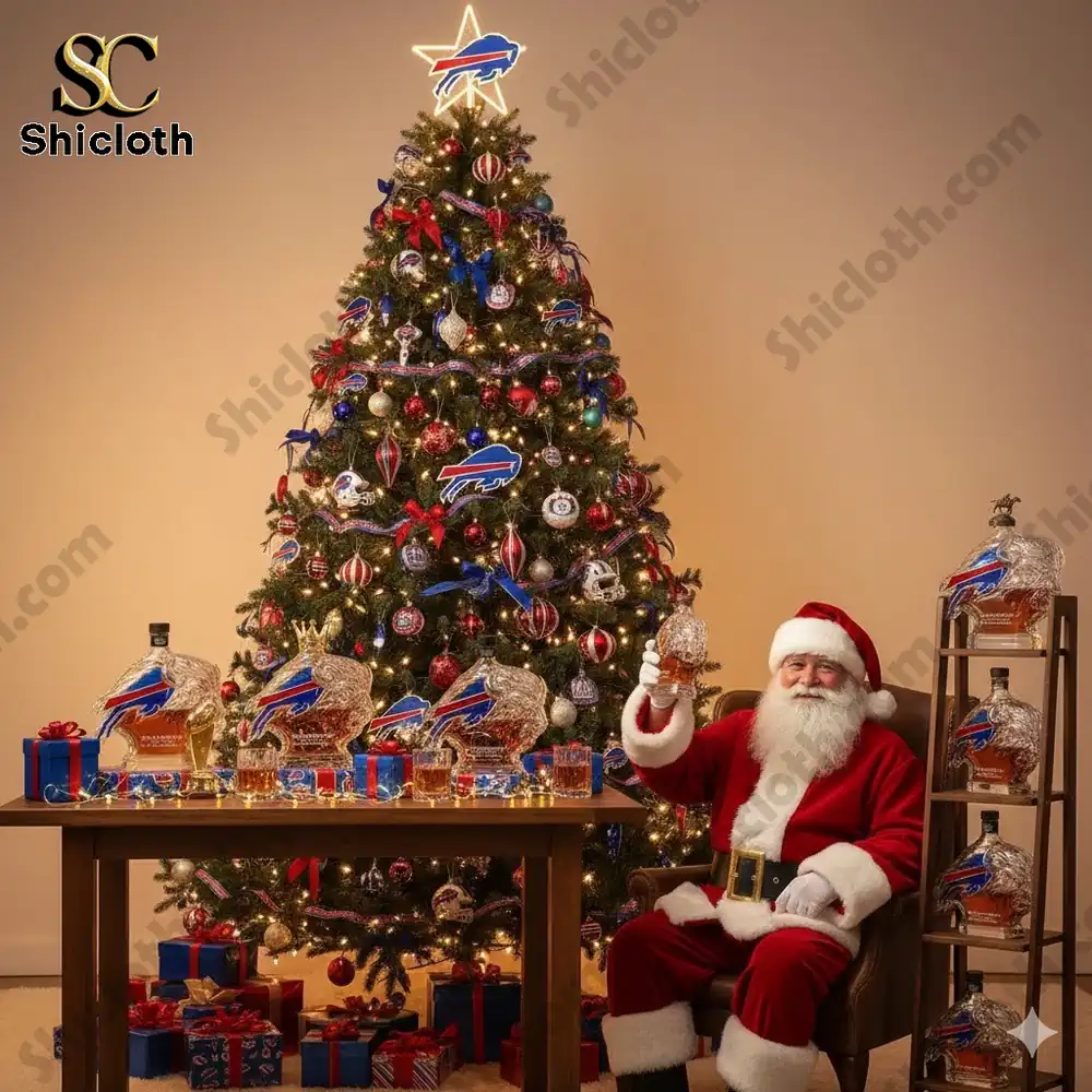 Buffalo Bills 65th Anniversary Whiskey Bottle