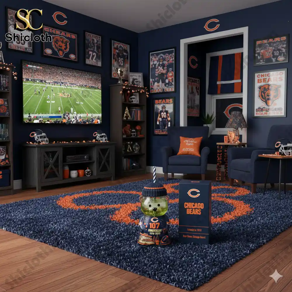 Chicago Bears 107th Anniversary Collectible Bear Bottle