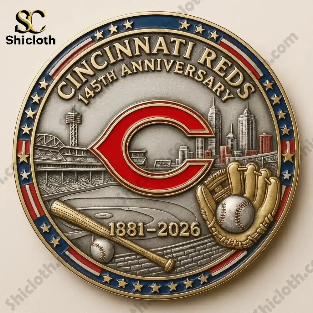Cincinnati Reds 145th Anniversary Coin