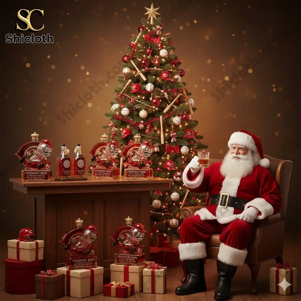 Cincinnati Reds Crown Royal Whiskey Bottle