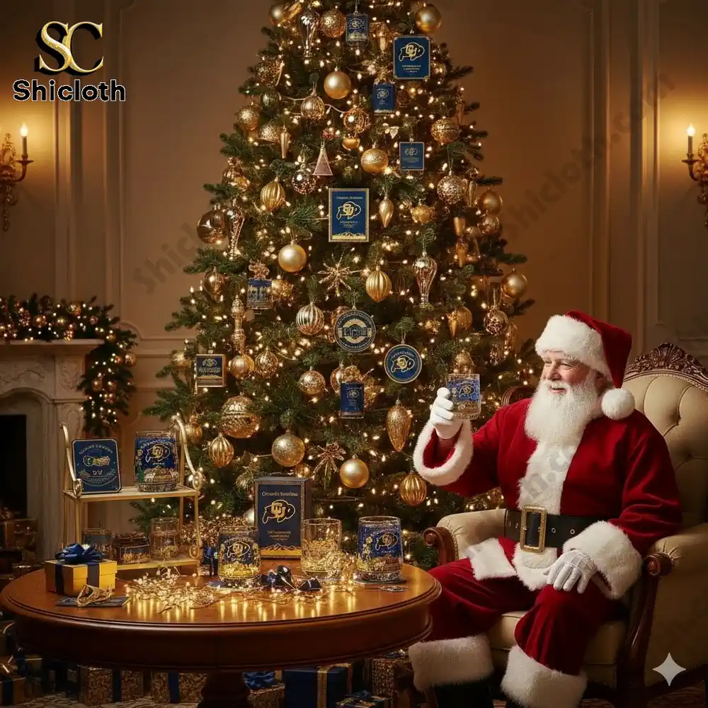 Colorado Buffs 136th Anniversary Limited-Edition Whiskey Glass Christmas Gift