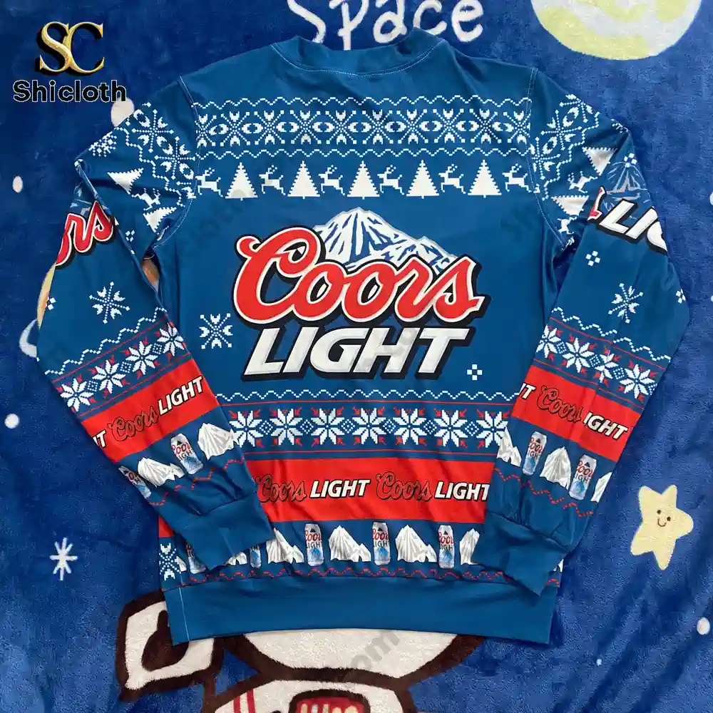 Coors Light Beer Christmas Sweater 5 Coors Light Beer Christmas Sweater - Image 5