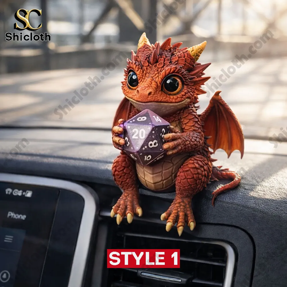 Dungeons & Dragons 52nd Anniversary Limited Pop Figure Doll 22 DND Dragon of Fate Desk Companion 3D Resin Figurine