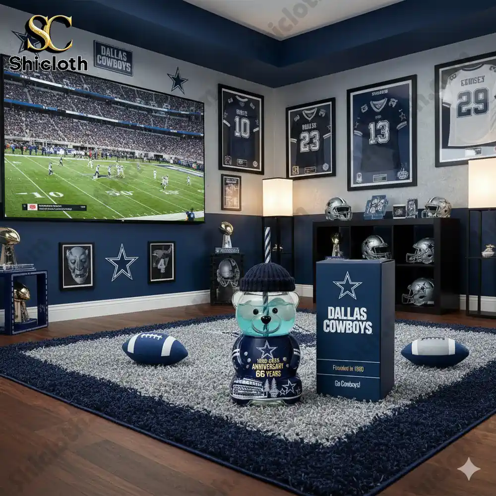 Dallas Cowboys 66th Anniversary Bear Drinkware