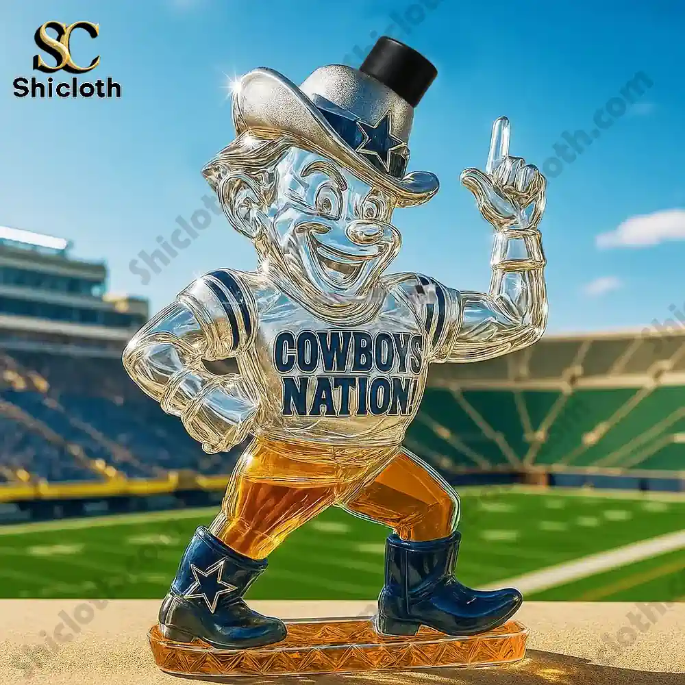 Dallas Cowboys Nation Spirit Of The Star Whiskey Bottle Christmas Gift 4 Dallas Cowboys Nation Spirit Of The Star Whiskey Bottle Christmas Gift - Image 4